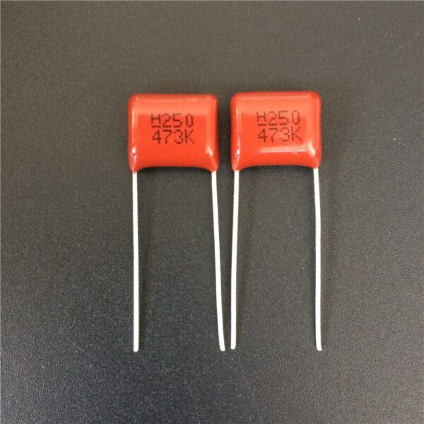 10pcs CBB Capacitor 473 250V 473K 0.047uF 47nF P10 CBB21 Metallized Polypropylene Film Capacitor ...