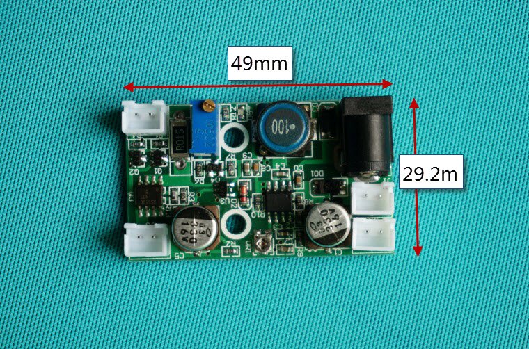 2W 405nm 445nm 450nm Laser Diode LD Driver Board 12V Step-Down Constant Current Drive Circuit of TTL Modulation Power Supply 