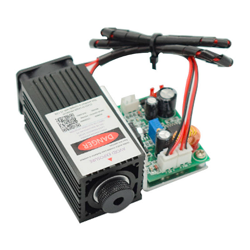 5500mw 7w-15w High Power 450nm Focusing Blue Laser Module Laser Engraving and Cutting TTL Module 5500mw Laser Tube Goggles