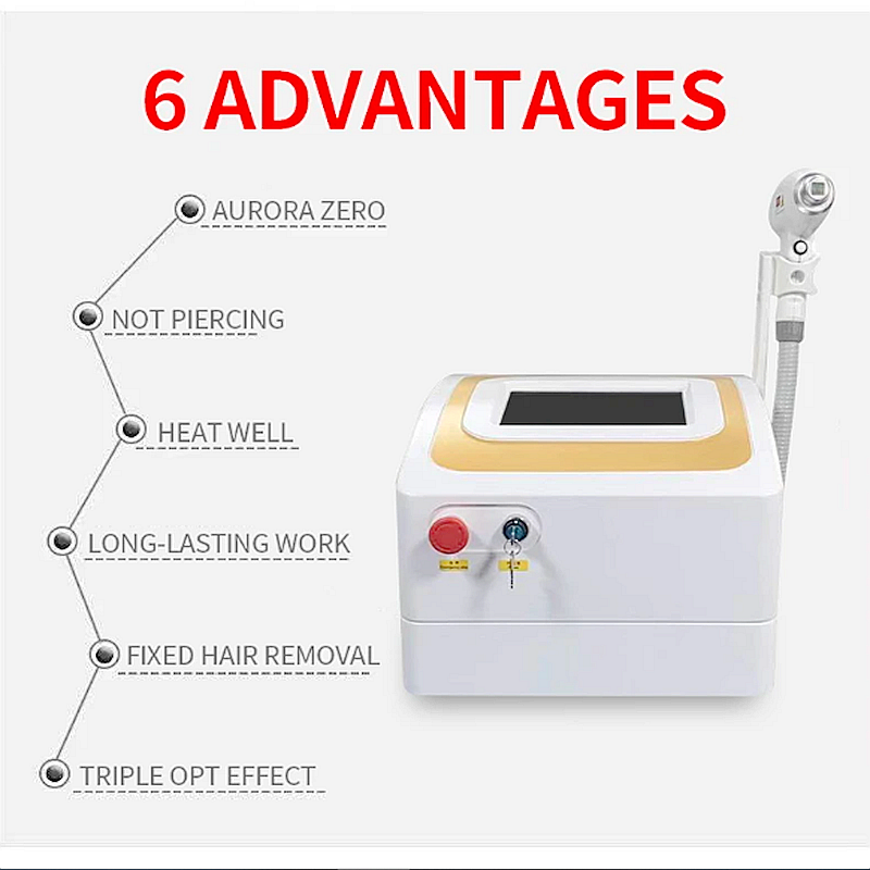 Professional 600W Macro channel 808nm diode laser hair removal skin rejeuvnation machine painless CE - Image 2