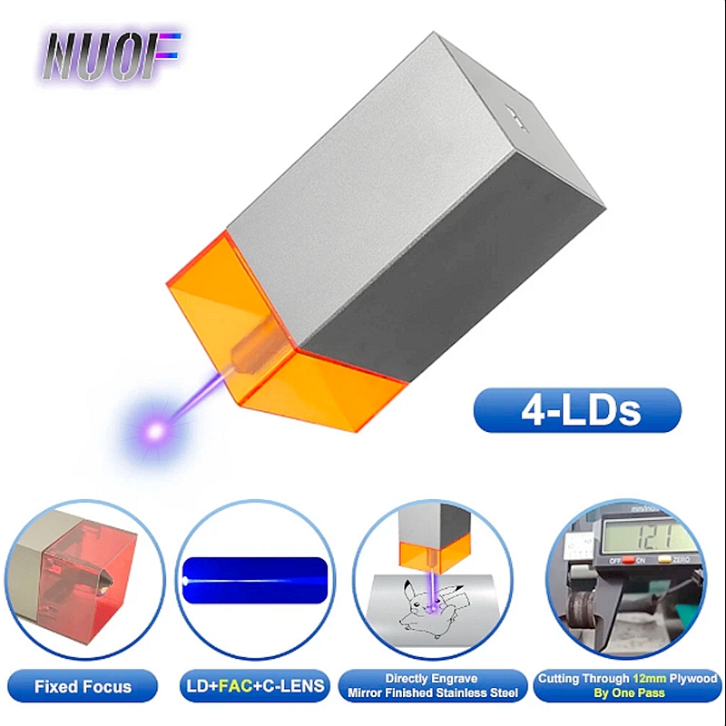 20w Laser DIY Kit 450nm 5.5w Laser cutting Engraving Module TTL Pwm