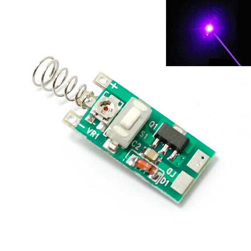 Q Baihe 3-5v Power Supply Driver for 5-100mw 405nm Violet Blue Laser Diode Module