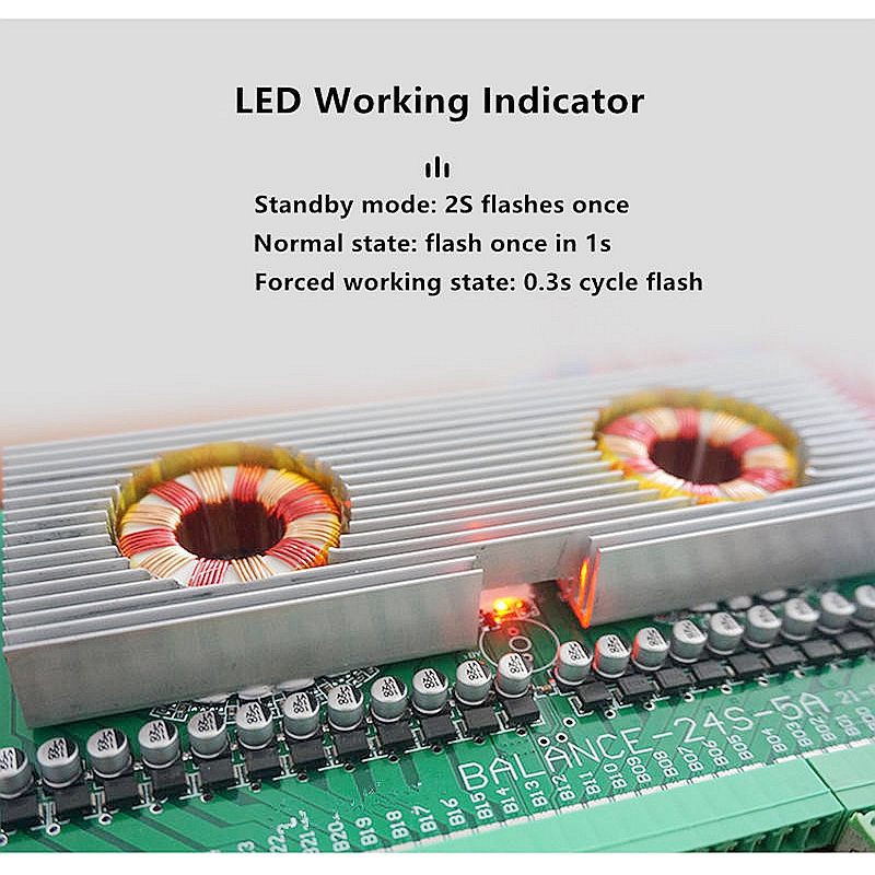Heltec 4 24s 8a Active Balancer Active Equalizer Lifepo4 Lipo Battery Energy Capacitor 8s 10s 12s 16s 20s - Image 3
