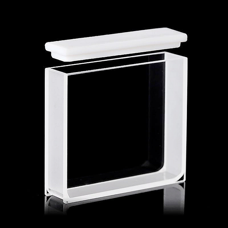 50mm Quartz Large Capacity Cuvette Reaction Cell Quartz Square Cylinder Ultraviolet Transparent
