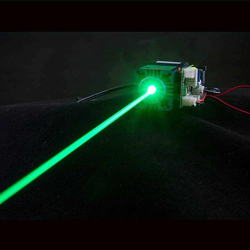 520nm-green-laser-Modules 100mw 505nm 515nm Green Laser 12v with DC Adapter and Cooling Fan TTL Laser
