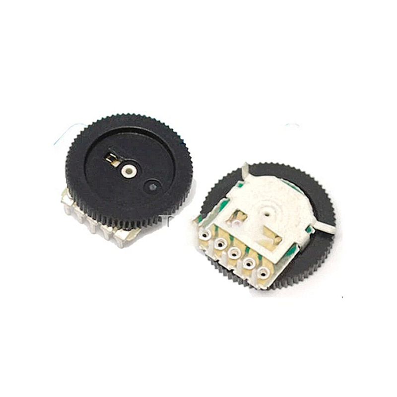 5pcs Lot Volume Wheel Gear Potentiometer B103 10k OHM 3 Pin Single Linear Dial Wheel Potentiometer Stereo Volume Level Control