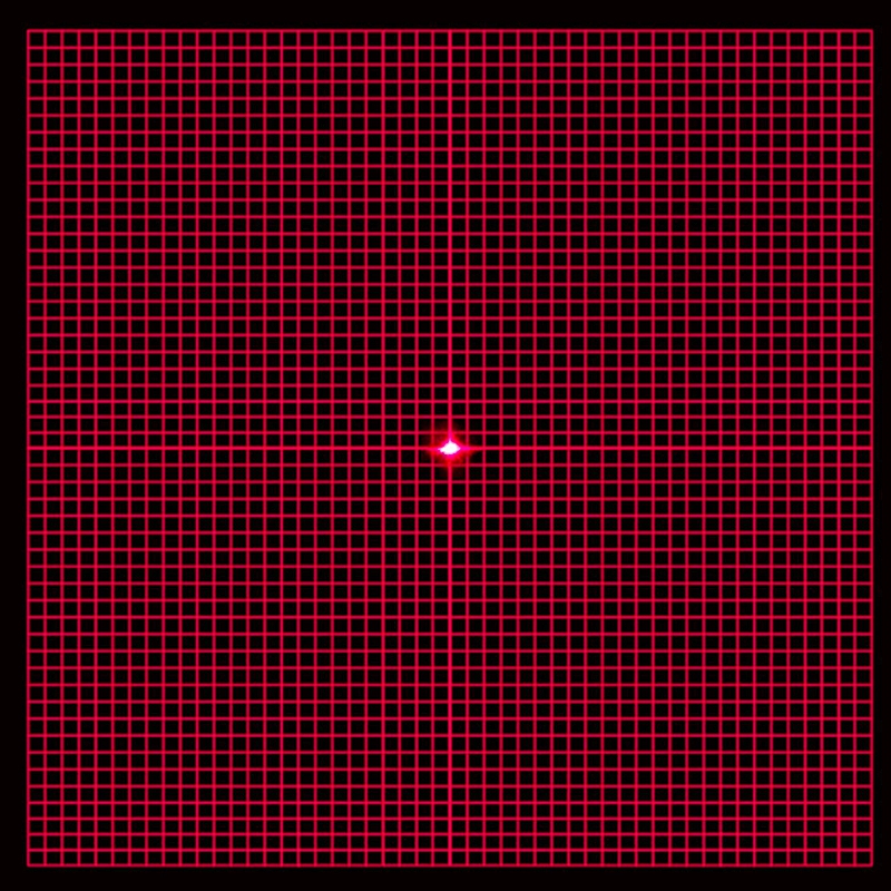 5pcs Pack Doe Diffractive Optical Elements Grating Lens Laser Light Grid 50x50