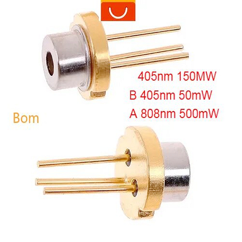1pc 808nm 500mw 405nm 50mw 405nm 150mw Laser Diode To18 5.6mm NO PD High Quality