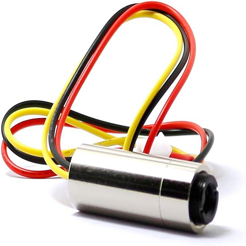 5vdc 980nm 30mw Infrared IR Laser Diode Module Focus Dot Head w/ TTL 0-15khz 12mmx30mm