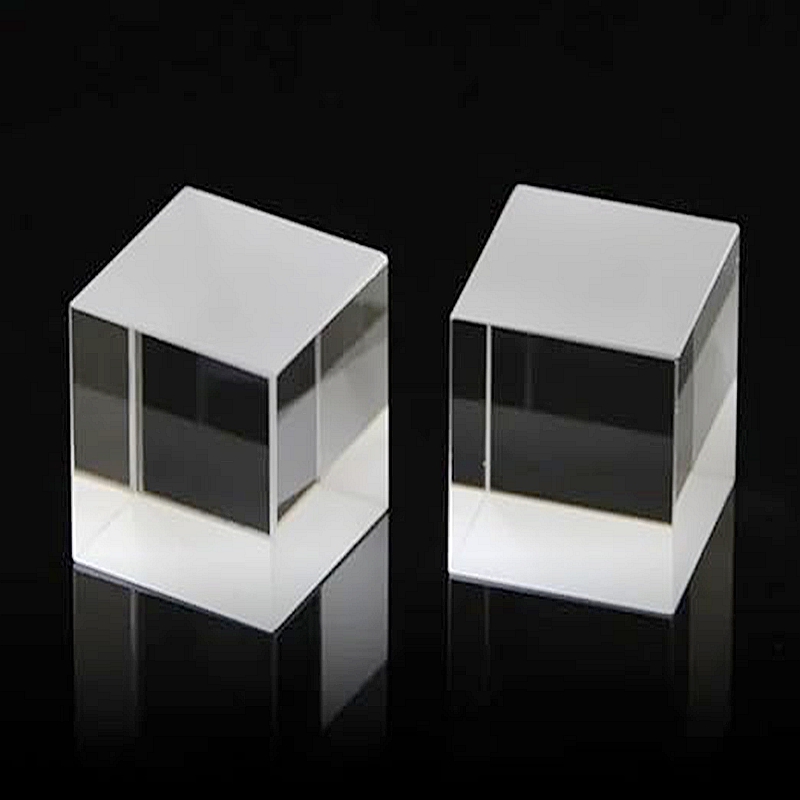 Splitting Prism Semi-Reflective Semi-Transparent 50 to 50 Cube Spectroscope Optical Glass Triangular Prism Splitting Prism 2 - Image 2
