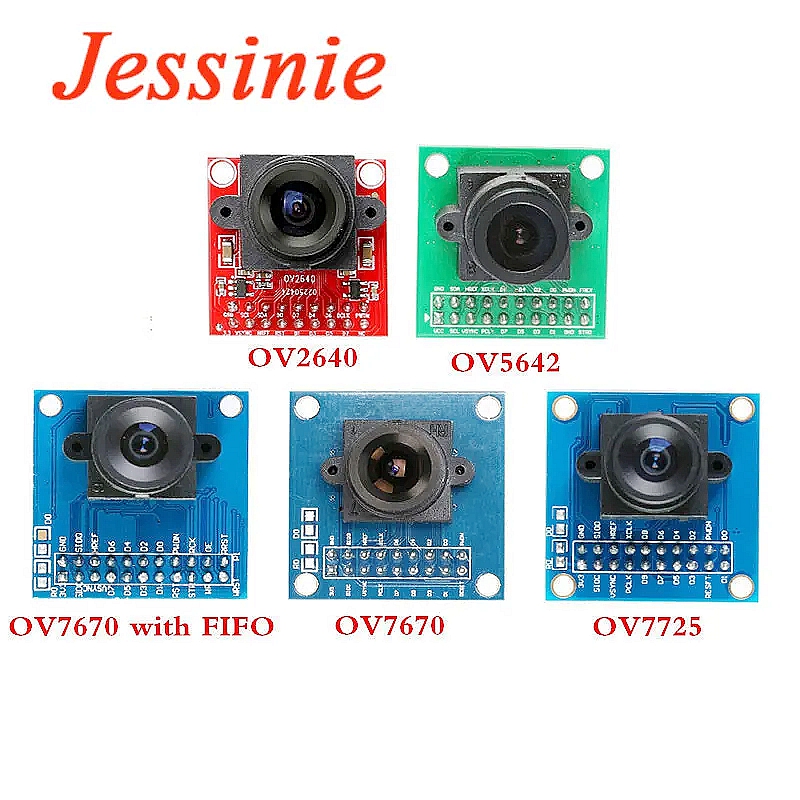 Camera Module OV7670 OV7725 OV5642 OV2640 OV7670 with Fifo Cam Module Image Sensor Stm32 Supports VGA CIF JPEG 30w for Arduino