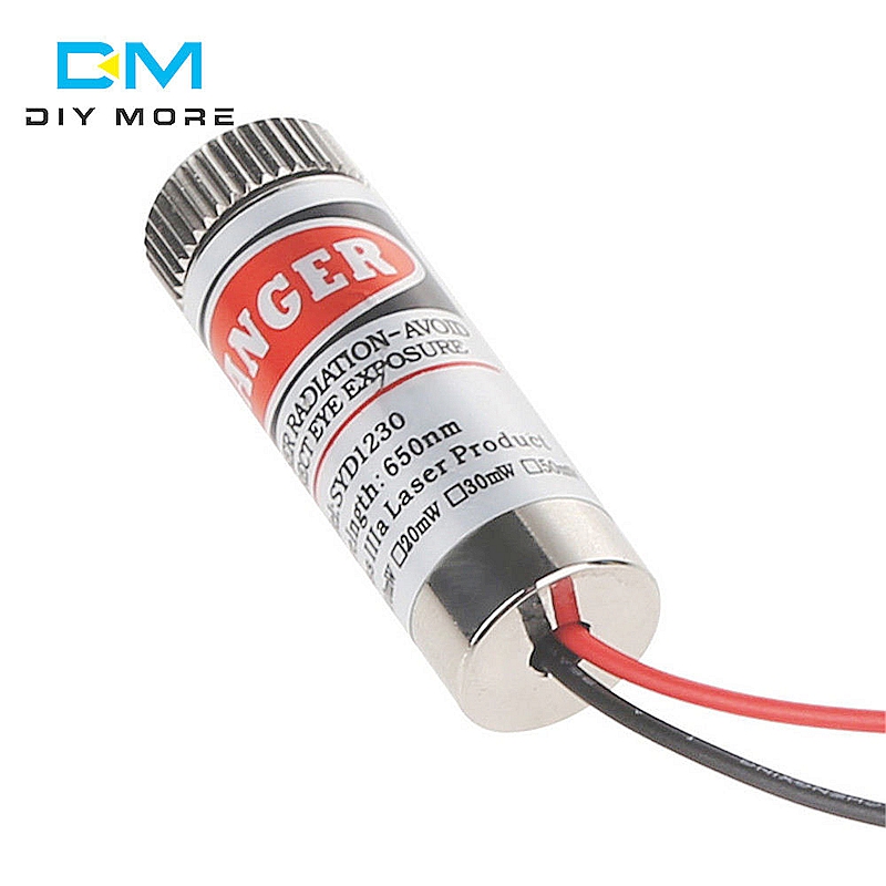 Diymore SYD1230 650nm 5mw Red Dot Line Cross Shape Industrial Laser Module