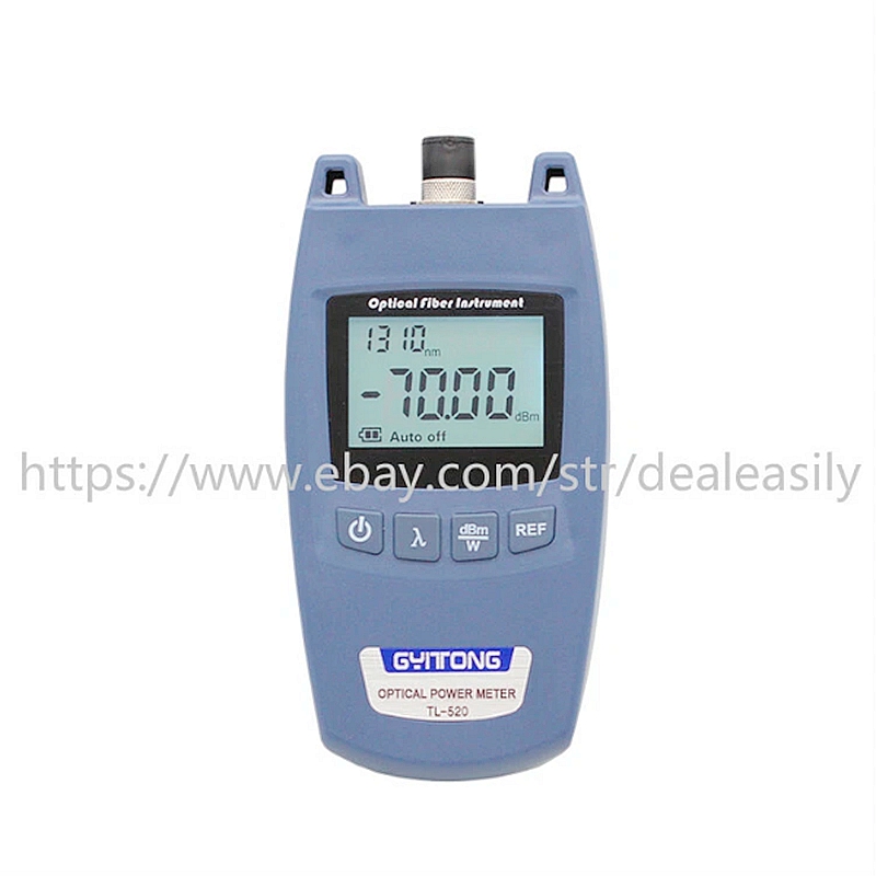 TL 520 Mini FTTH Optical Power Meter Opm Optic Fiber Cable Tester 70DBM 10DBM SC FC Universal Connector 3