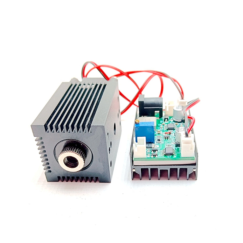 Focusable 850nm 1w 1000mw IR Infrared Diode Laser Adjusted Dot Module Long Time Working 3350mm 12v w/ Fan Cooling TTL Modulation