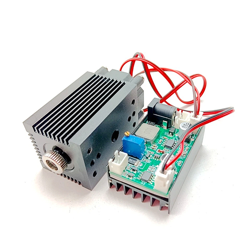 Focusable 850nm 1w 1000mw IR Infrared Diode Laser Adjusted Dot Module Long Time Working 3350mm 12v w/ Fan Cooling TTL Modulation - Image 2