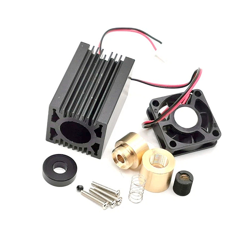 9mm 5-6mm Laser Diode Housing Heatsink Case Laser Blank Module With M9P0 5 Glass Focusing Lens