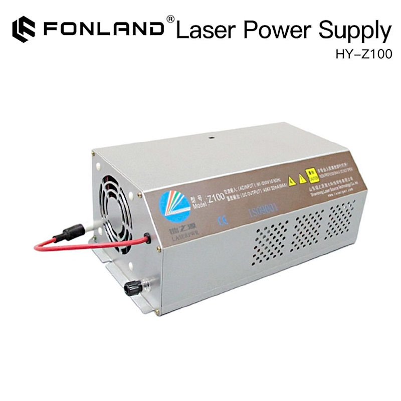 Z100 Intelligent CO2 Laser Power Supply 100w for 100-120w CO2 Laser Tube with LCD PFC Function