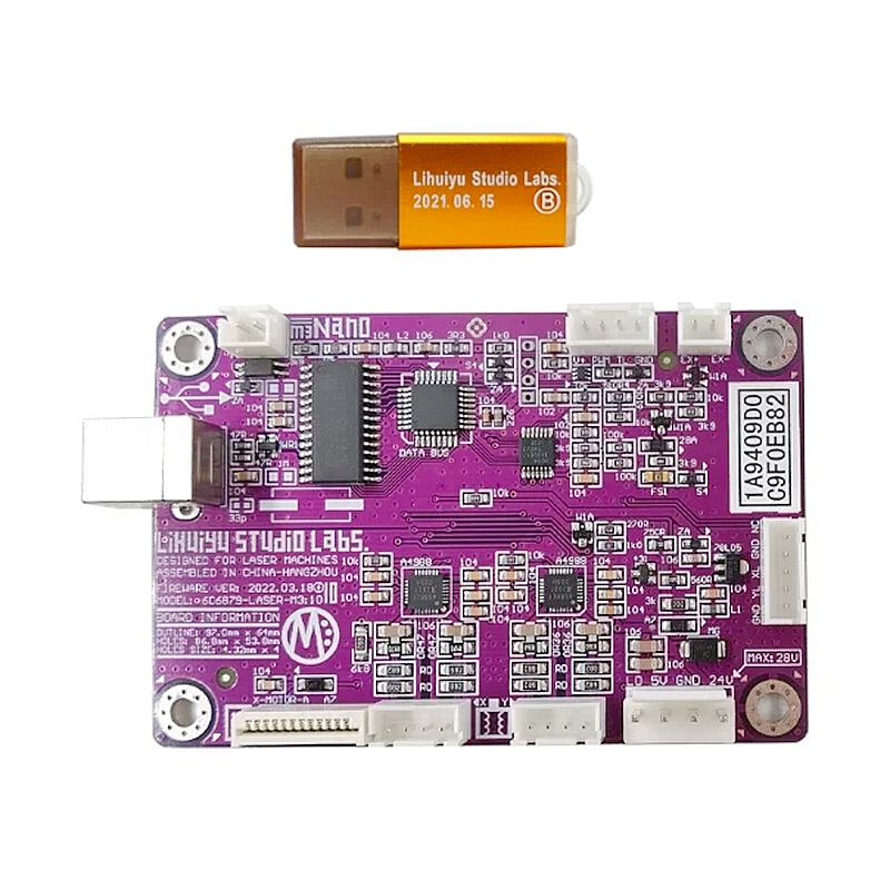 Lihuiyu M2 Nano Laser Controller Mother Main Board Control Panel Dongle B System Engraver Cutter DIY 3020 3040 K40 Engraving - Image 2