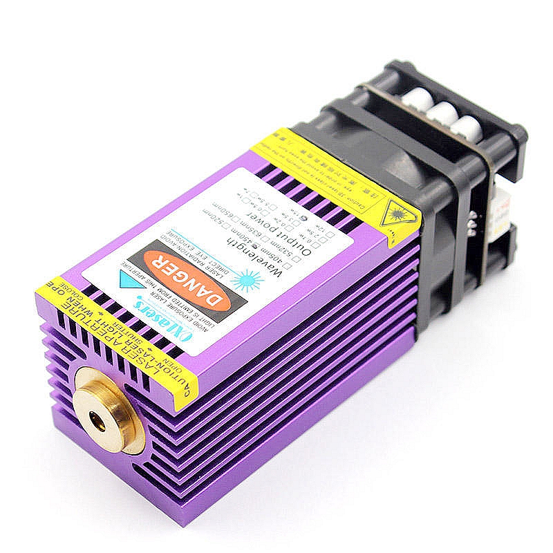 Oxlasers 15w DIY Blue Laser Module for CNC Laser Engraving and Cutting 15000mw 12v Fixed Focus Laser Head with Pwm