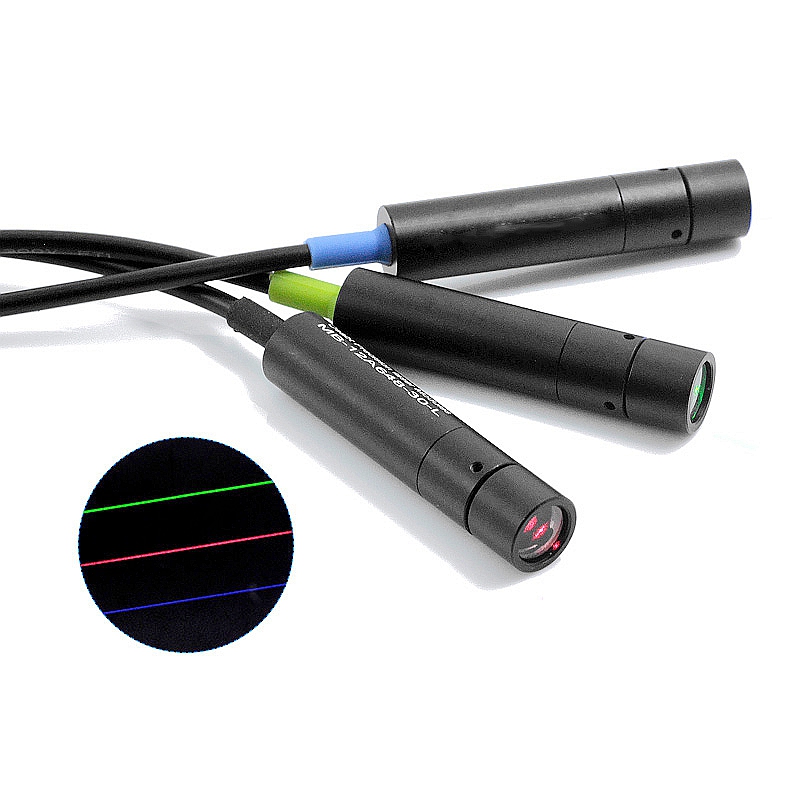 Green Line Laser Source with Powell Lens Linear Light for Positioning 520nm 600mw 1200mw