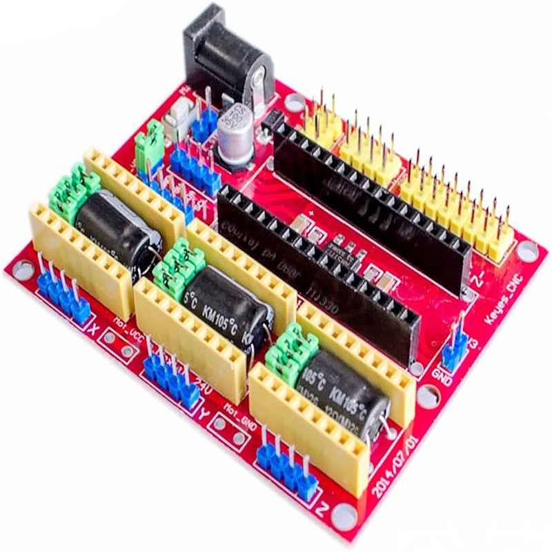 CNC Shield V3 UNO R3 Expansion Controller GRBL 1 1 A4988 CNC Stepper Driver DIY CNC Parts for Arduino Laser Engraving Machine