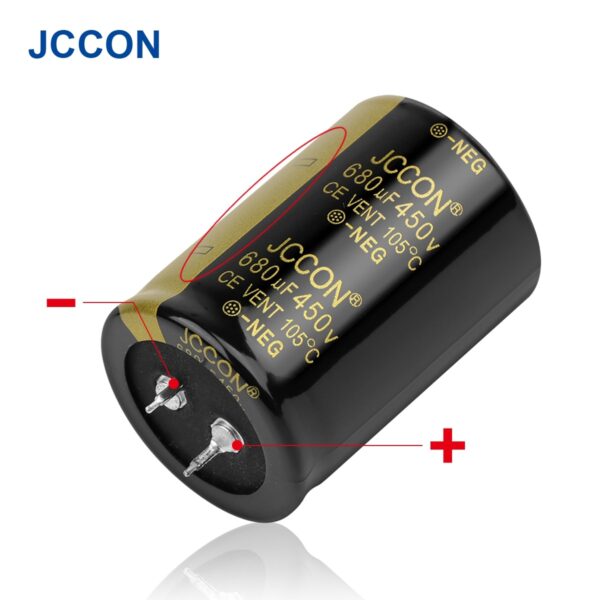 2pcs Jccon Audio Electrolytic Capacitor 25v 35v 63v 100v 200v 250v 400v 450v 6800uf 10000uf 5133