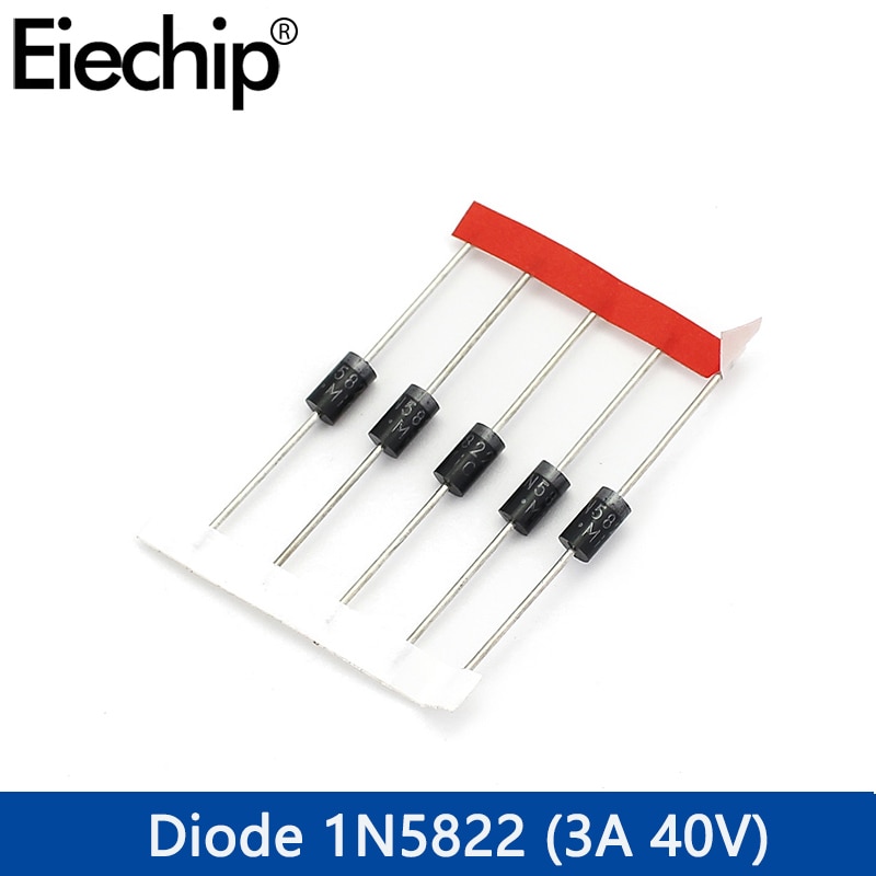 50pcs/100pcs1N5822 IN5822 Schottky Diodes 3A 40V DO-41 Diodes – BeamQ