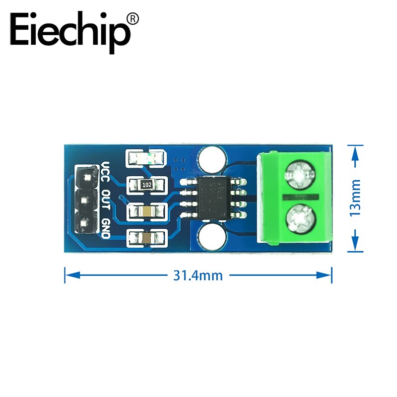 5pcs/Lot ACS712 Hall Current Sensor Module 5A 20A 30A ACS712ELC Range ...