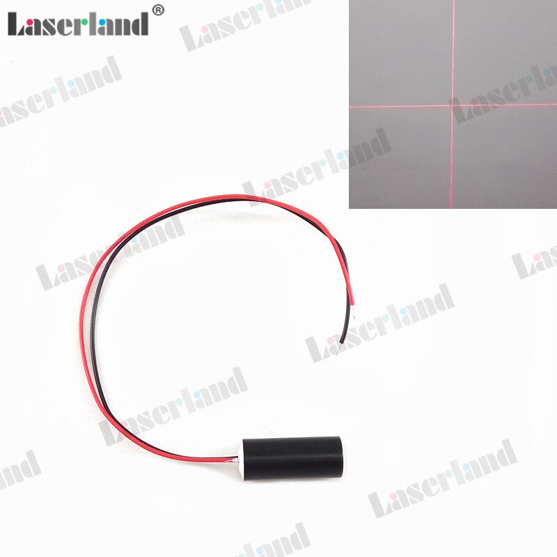 9*21mm 635nm 10mw Red Cross Laser Module 50 degree Fixed Focus