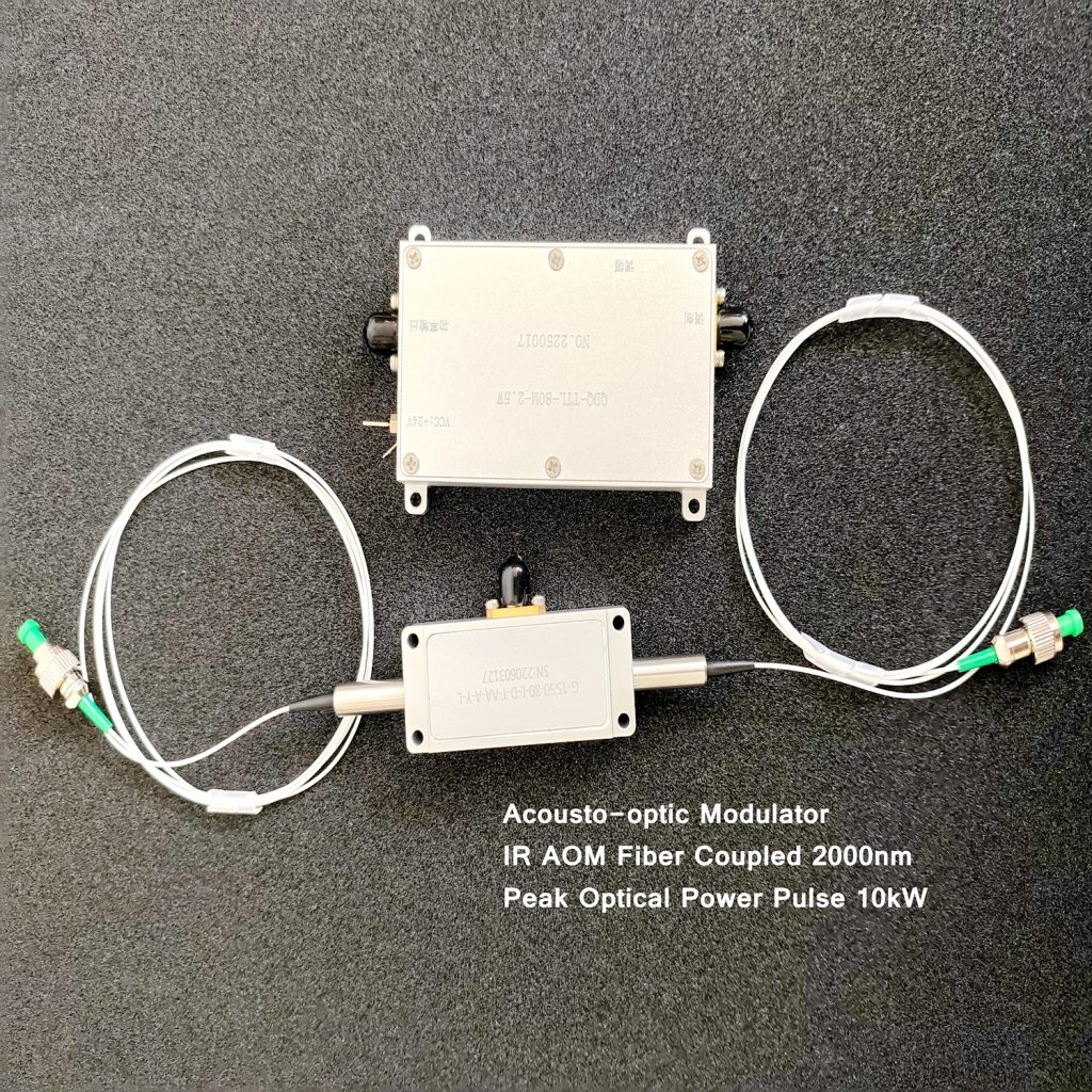 Acousto-optic Modulator IR AOM Fiber Coupled 2000nm Pulse 10kW – BeamQ