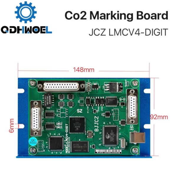 Co Laser Marking Controller Jcz Lmcv Digit Marking Board Bjjcz Ezcad For Um Co Marking