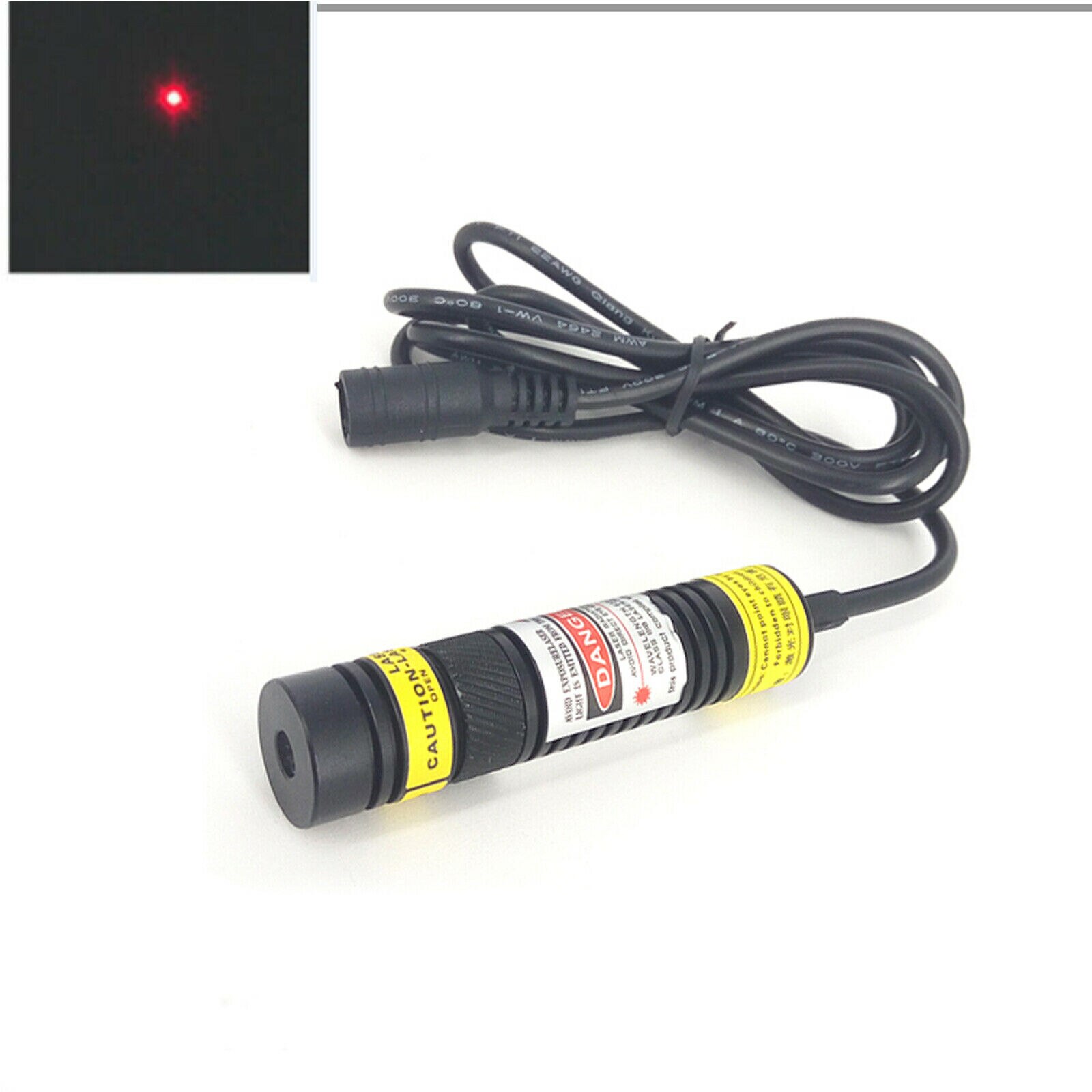 Focusable 648nm 650nm 100mW Red Laser Dot Module Mitsubishi Diode ...