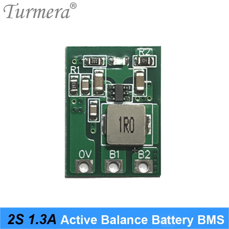 Turmera 1.3A Active Equalizer Balancer 2S 3S 4S 8.4V 12.6V 18650 Lithium 32700 Lifepo4 Battery Transfer Active Balance Board BMS 02