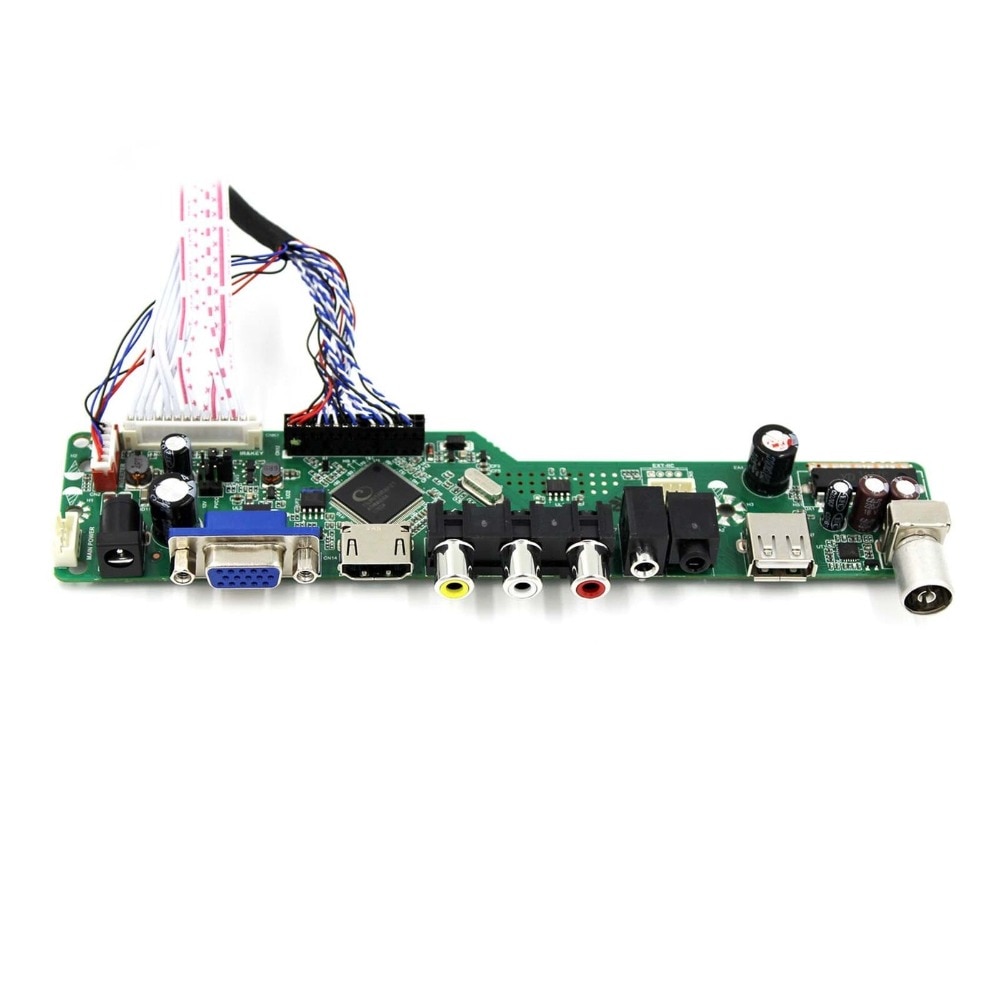Latumab Driver Board for LTD121KM2M LVDS 12.1 Screen Display Matrix TV+HDMI+VGA+USB 1400×1050 Controller Board (8)