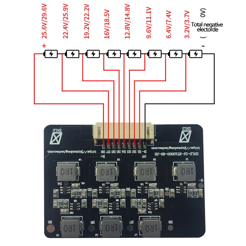 2S-8S-BMS-1-2A-Balance-Li-ion-Lifepo4-Lithium-Battery-Active-Equalizer-Balancer-Energy-Transfer