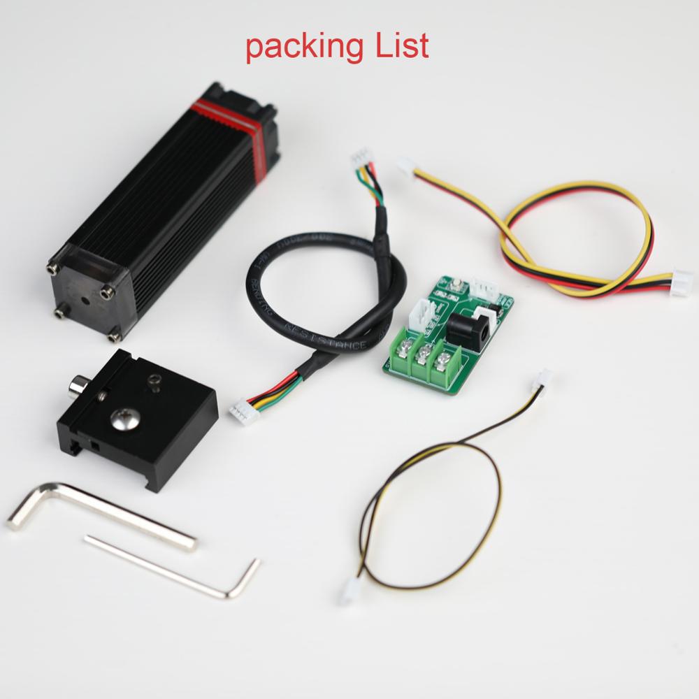 NEJE 30W Laser Module Kits Fixed Focal Length Sliding Focus for Laser Engraving Cutting Machine with Interface Adapter Board