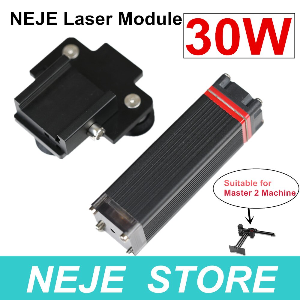 NEJE Master 2 30W Laser Module High Power Cutting Module with Fixed Focal Length Sliding for Master 2 Laser Cutting Machine